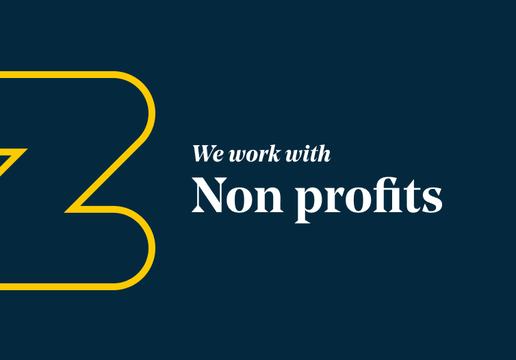 We work with non profits